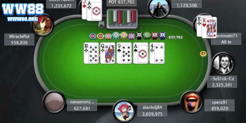 Poker online w88