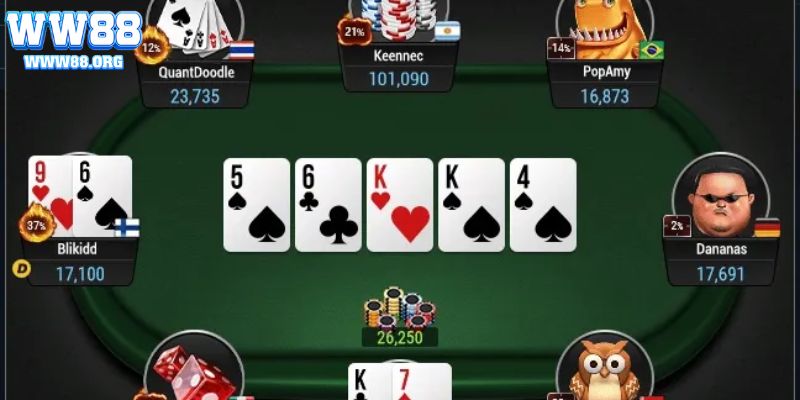 Poker online w88